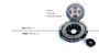 Imagen de KIT DE EMBRAGUE KIA PRIDE/FORD FESTIVA 1.3 180MM 18 ESTRIAS